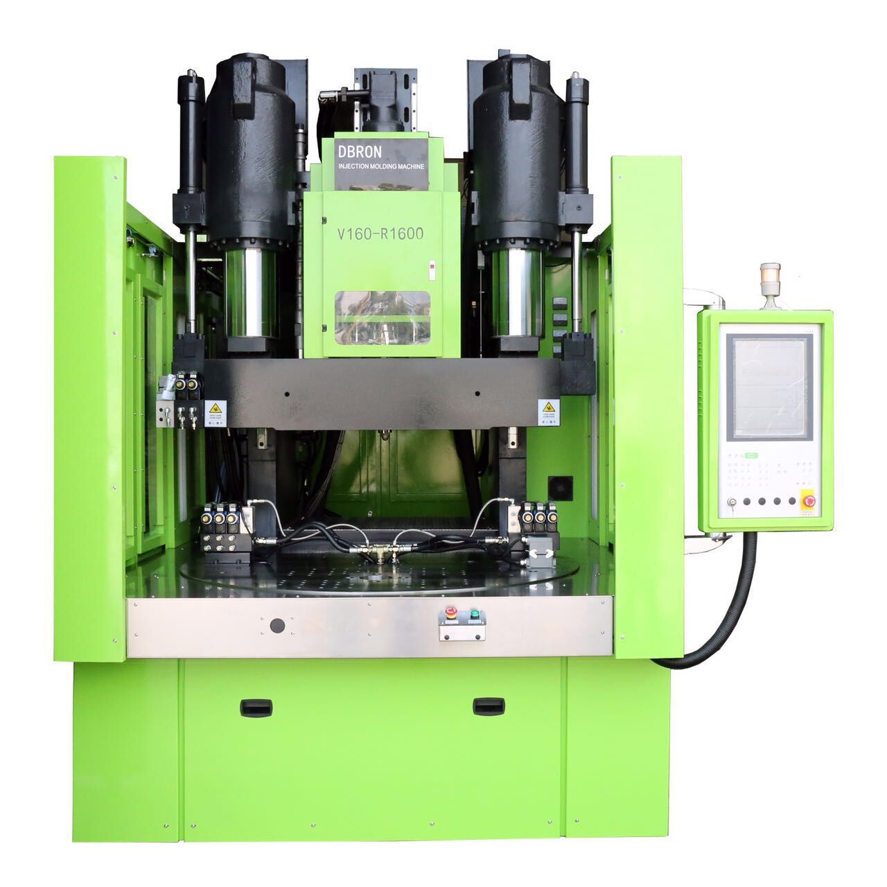 WL-A08004-A04PDU組件 產(chǎn)品厚度1-3mm，一體注塑成型轉(zhuǎn)盤注塑機(jī)展示160T